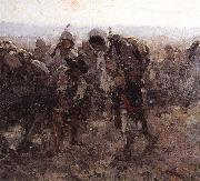 Nicolae Grigorescu Gypsies on the Road oil painting on canvas
